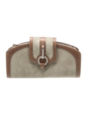 Giuseppe Zanotti Suede Minaudière