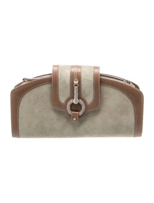 Giuseppe Zanotti Suede Minaudière