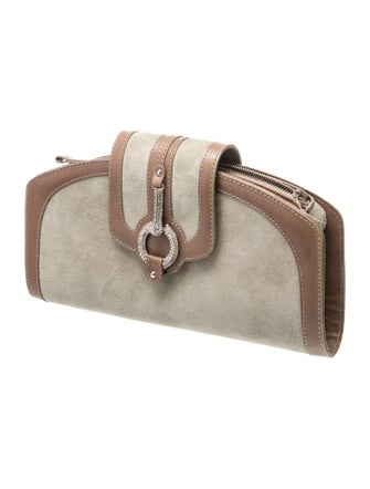 Giuseppe Zanotti Suede Minaudière