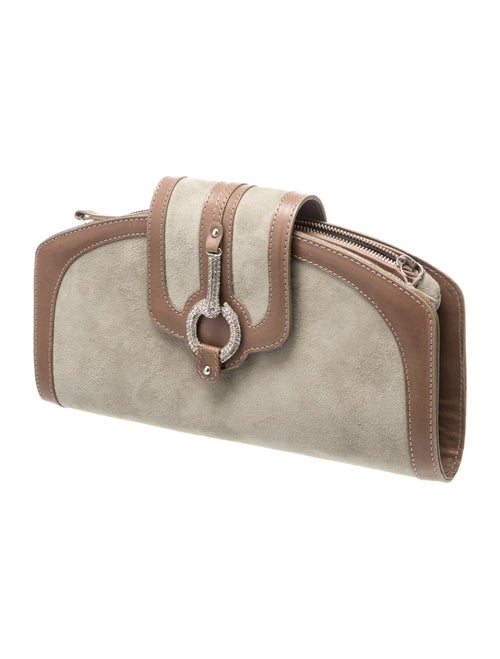 Giuseppe Zanotti Suede Minaudière