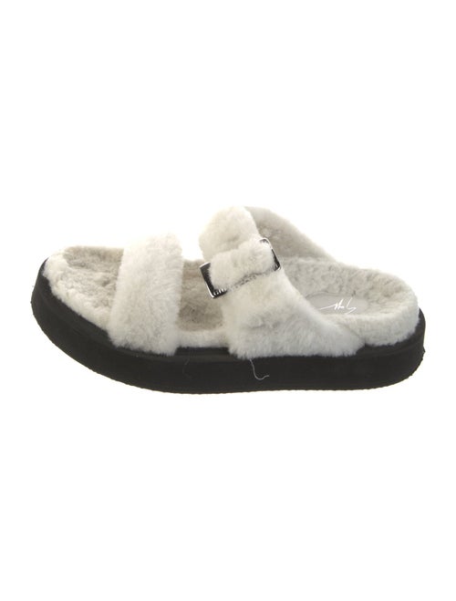 Giuseppe Zanotti Shearling Slides