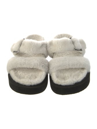 Giuseppe Zanotti Shearling Slides