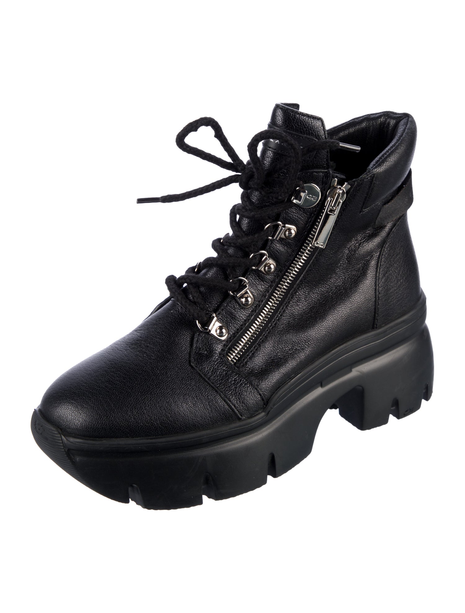 Giuseppe Zanotti Leather Combat Boots