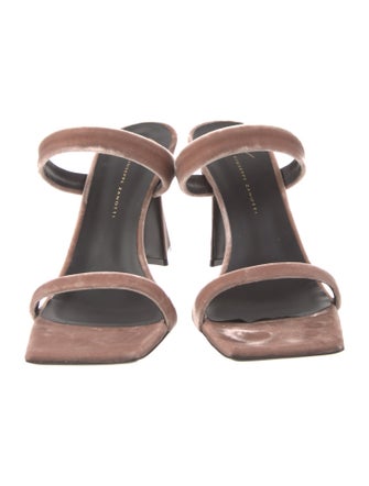 Giuseppe Zanotti Leather Slides