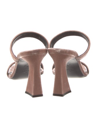 Giuseppe Zanotti Leather Slides