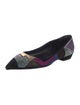 Giuseppe Zanotti Suede Printed Ballet Flats