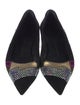 Giuseppe Zanotti Suede Printed Ballet Flats