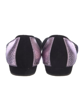 Giuseppe Zanotti Suede Printed Ballet Flats