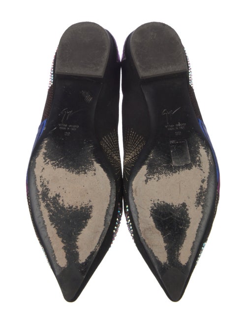 Giuseppe Zanotti Suede Printed Ballet Flats