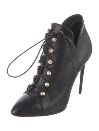 Giuseppe Zanotti Leather Lace-Up Boots