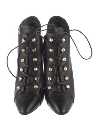 Giuseppe Zanotti Leather Lace-Up Boots