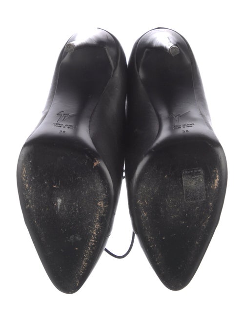 Giuseppe Zanotti Leather Lace-Up Boots