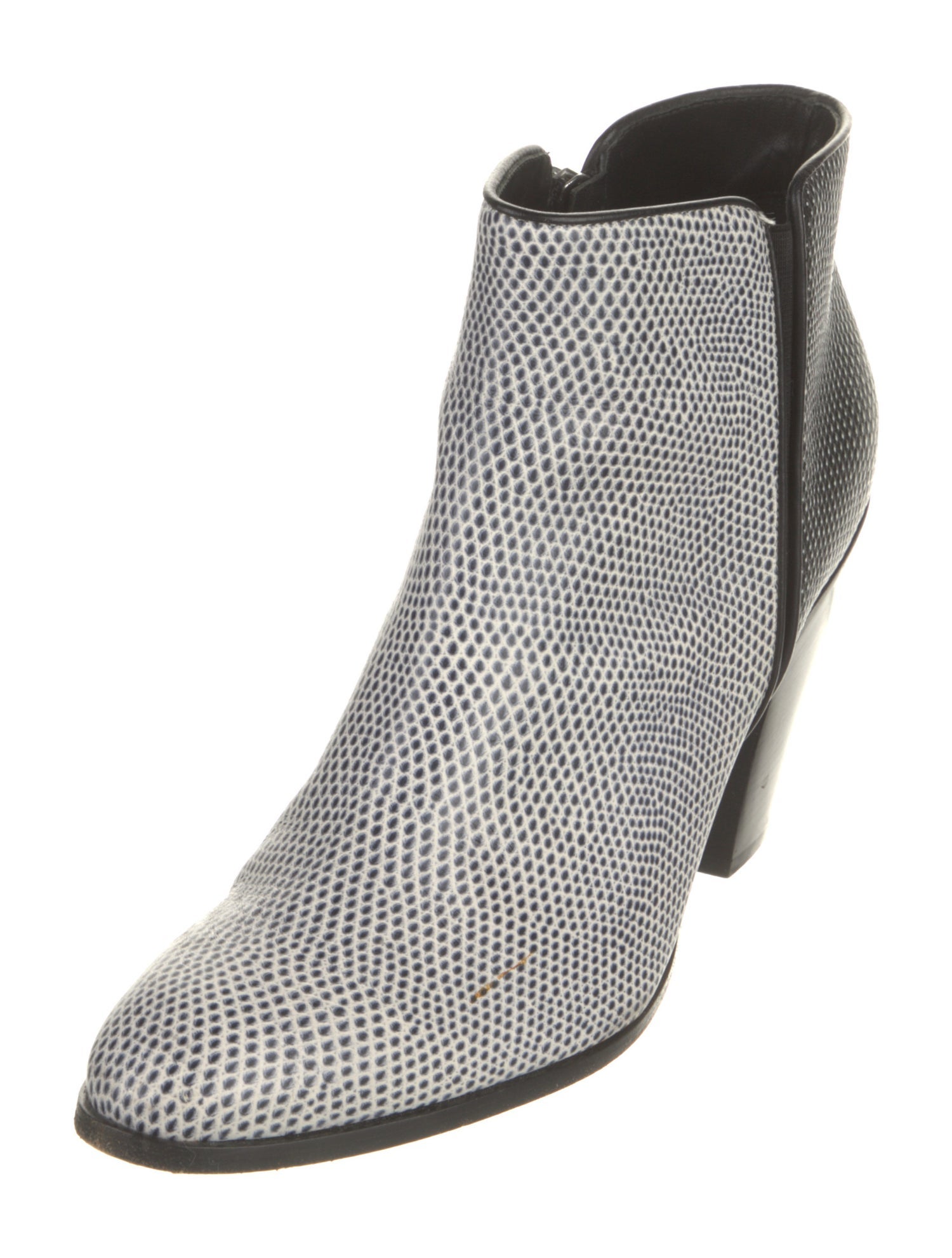 Giuseppe Zanotti Leather Printed Chelsea Boots