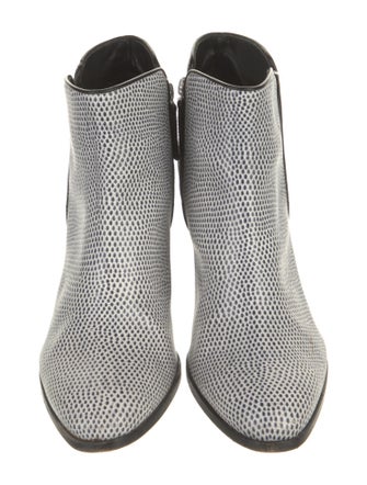 Giuseppe Zanotti Leather Printed Chelsea Boots