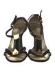Giuseppe Zanotti Suede T-Strap Sandals