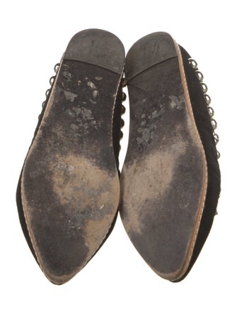 Giuseppe Zanotti Suede Studded Accents Mules