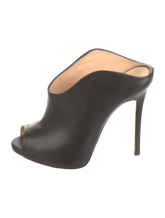 Giuseppe Zanotti Leather Slides