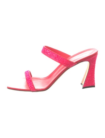 Giuseppe Zanotti Glitter Sequin Embellishments Slides