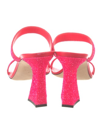Giuseppe Zanotti Glitter Sequin Embellishments Slides