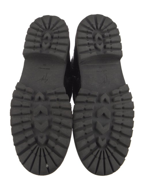 Giuseppe Zanotti Leather Combat Boots
