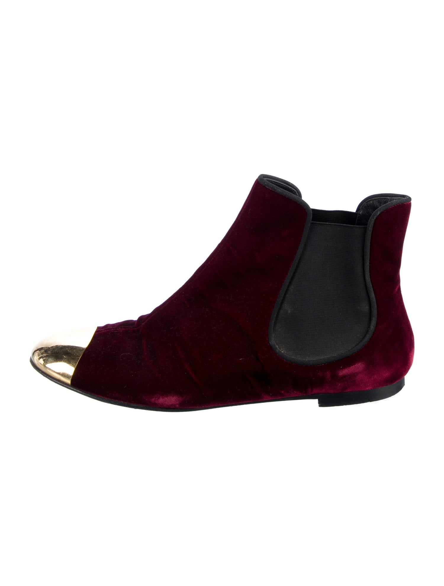 Giuseppe Zanotti Grosgrain Trim Chelsea Boots