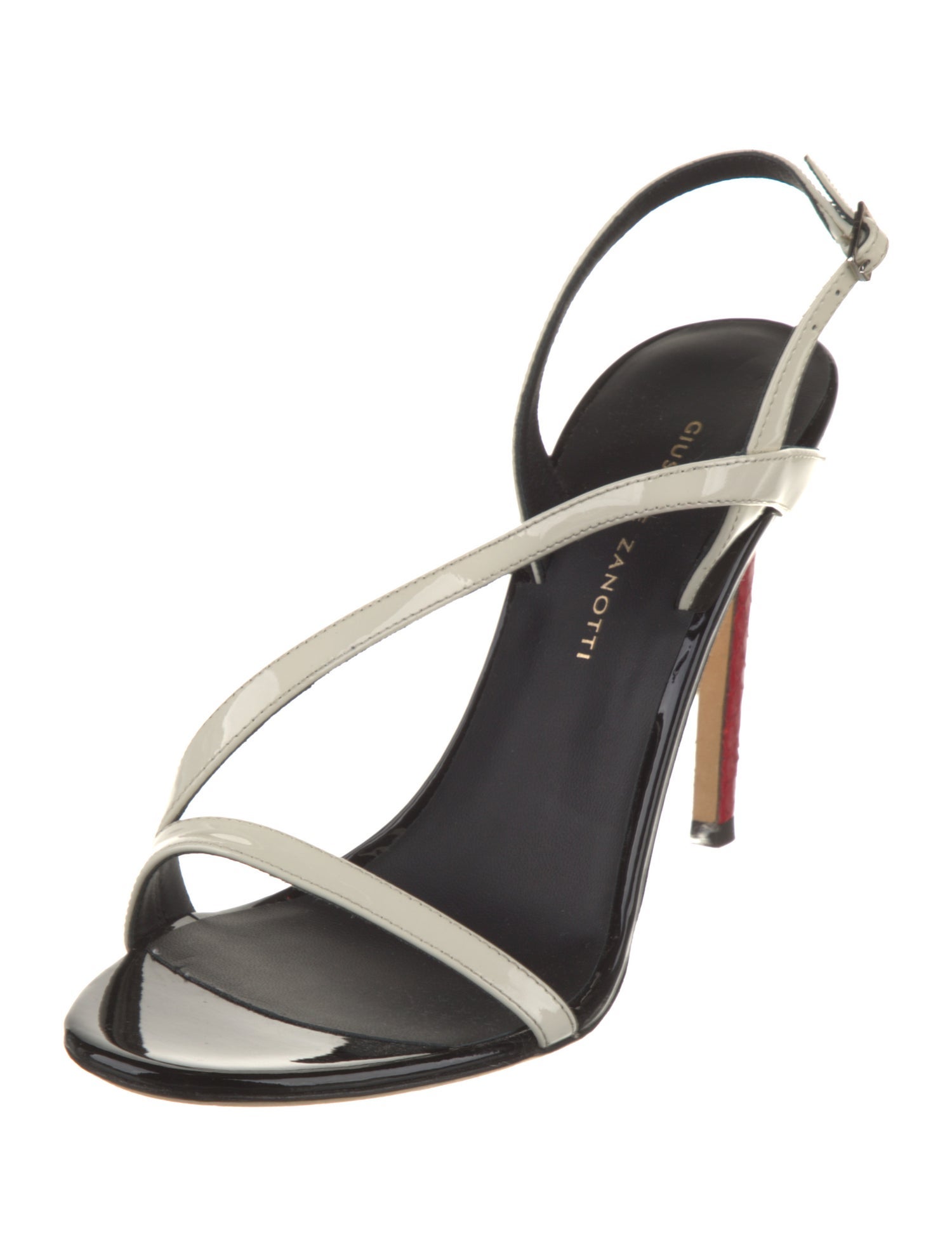 Giuseppe Zanotti Patent Leather Slingback Sandals