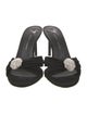 Giuseppe Zanotti Suede Crystal Embellishments Slides