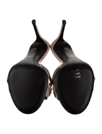 Giuseppe Zanotti Patent Leather Crystal Embellishments Slides