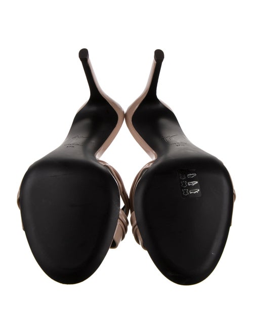 Giuseppe Zanotti Patent Leather Crystal Embellishments Slides