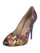 Giuseppe Zanotti Satin Printed Pumps