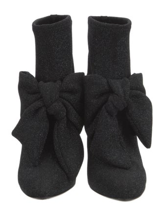 Giuseppe Zanotti Bow Accents Sock Boots