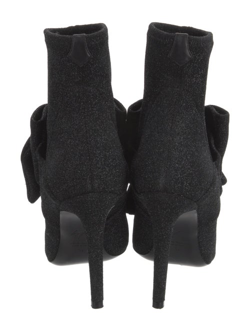 Giuseppe Zanotti Bow Accents Sock Boots