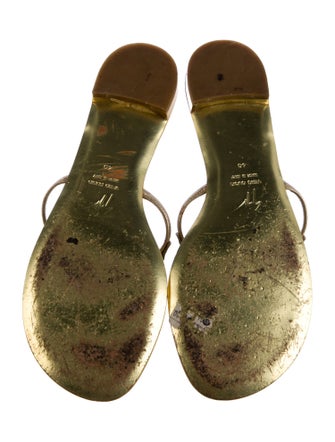 Giuseppe Zanotti Patent Leather Slides