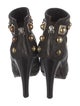 Giuseppe Zanotti Leather Studded Accents Boots