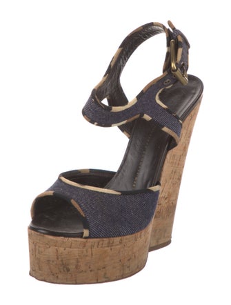 Giuseppe Zanotti Denim Espadrilles