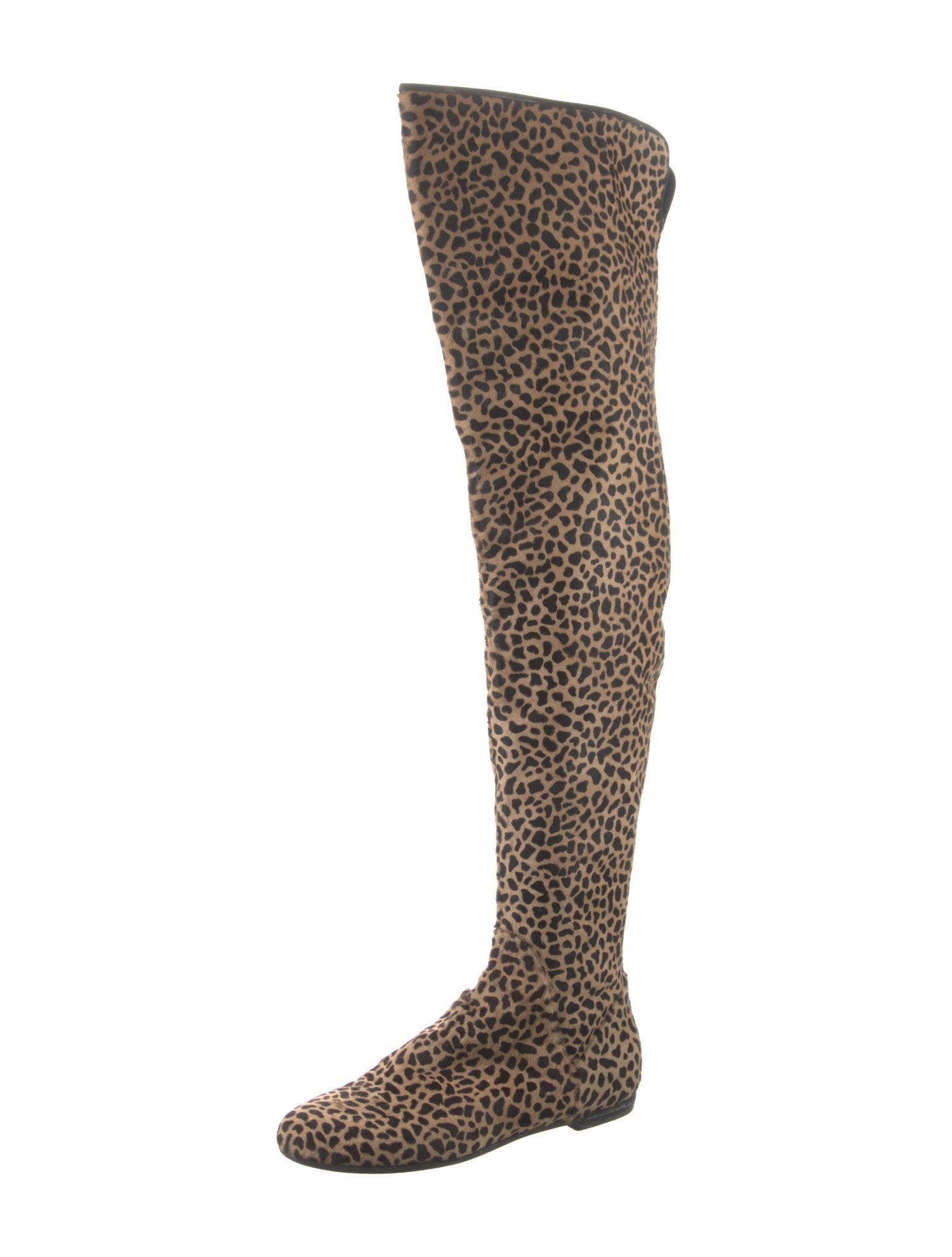 Giuseppe Zanotti Suede Animal Print Boots