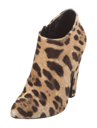 Giuseppe Zanotti Ponyhair Animal Print Boots
