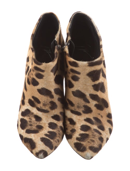 Giuseppe Zanotti Ponyhair Animal Print Boots