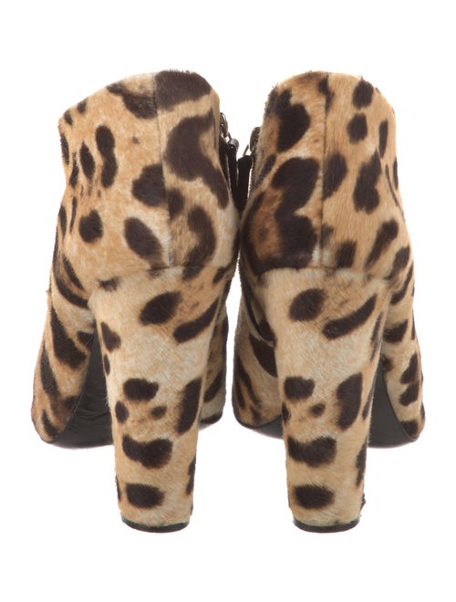 Giuseppe Zanotti Ponyhair Animal Print Boots