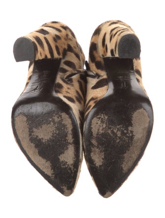 Giuseppe Zanotti Ponyhair Animal Print Boots