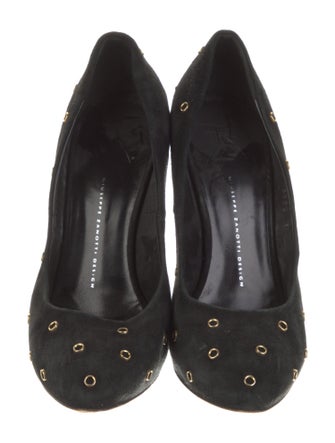 Giuseppe Zanotti Suede Printed Pumps