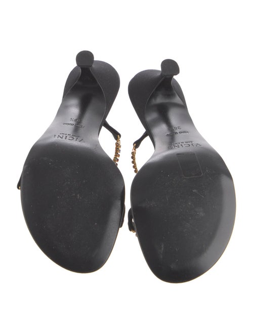 Giuseppe Zanotti Neoprene Chain-Link Accents Slides