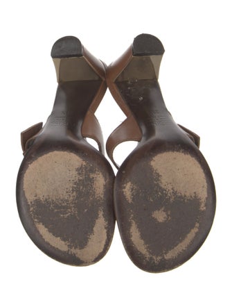 Giuseppe Zanotti Leather Crystal Embellishments Slides