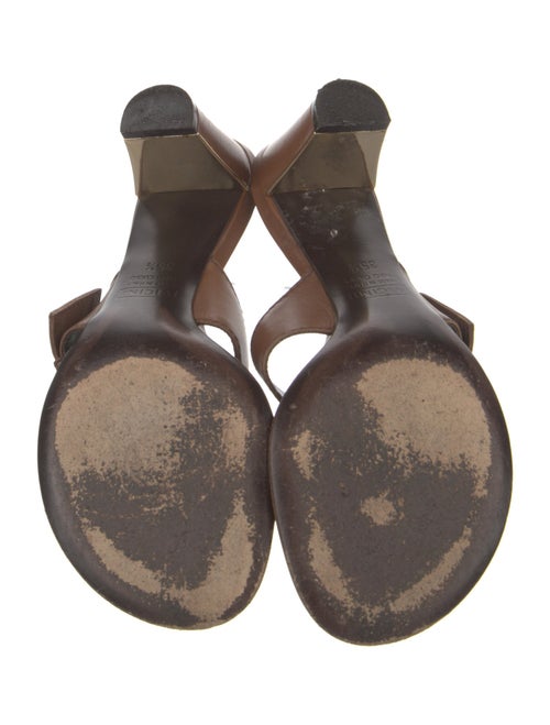 Giuseppe Zanotti Leather Crystal Embellishments Slides