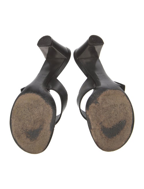 Giuseppe Zanotti Leather Crystal Embellishments Slides