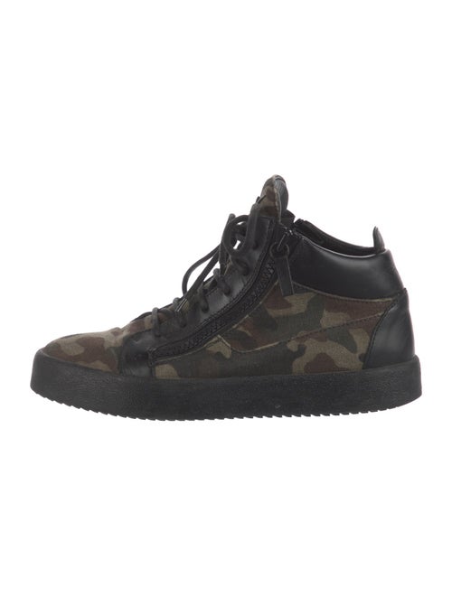 Giuseppe Zanotti Canvas Camouflage Print Sneakers