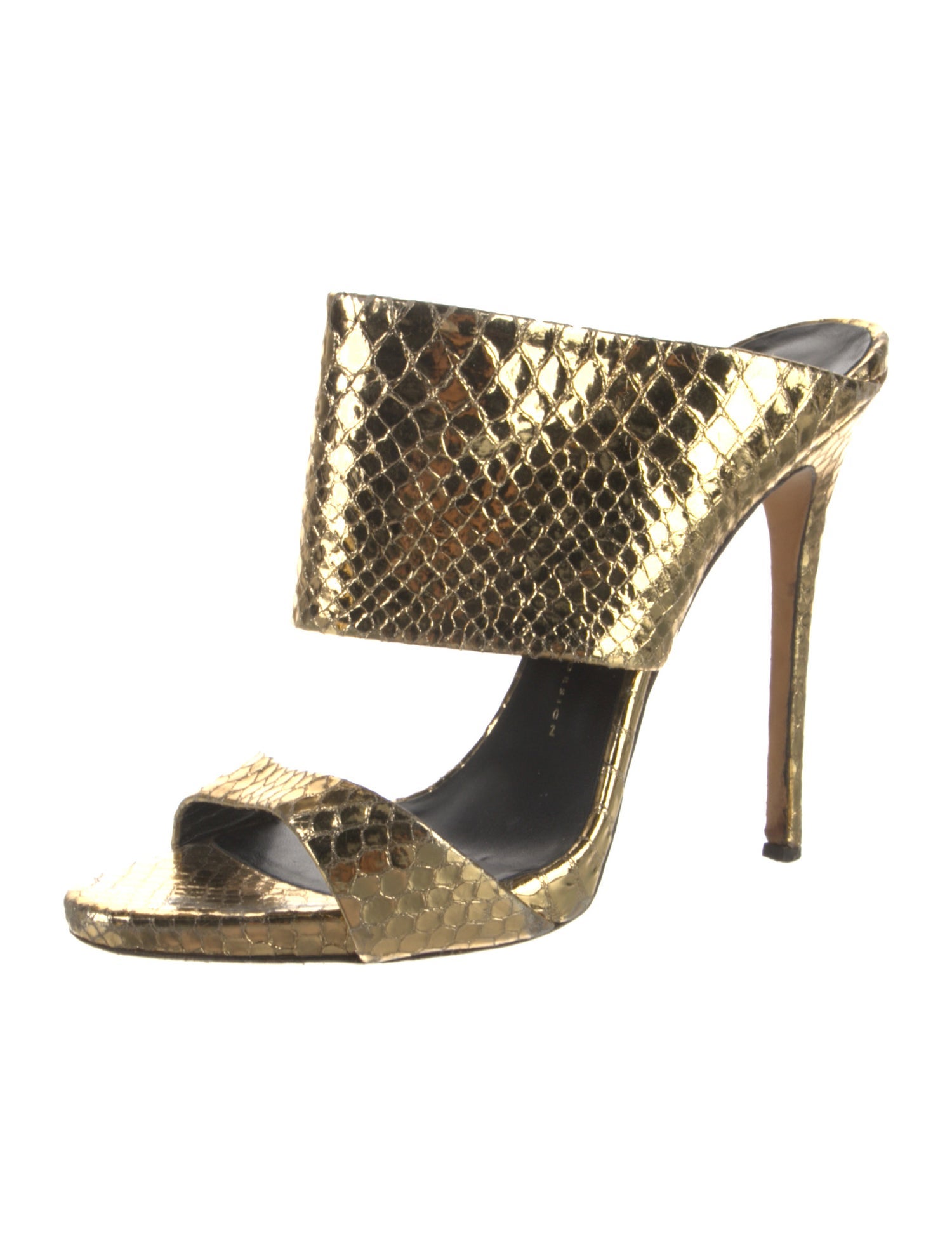 Giuseppe Zanotti Patent Leather Slides