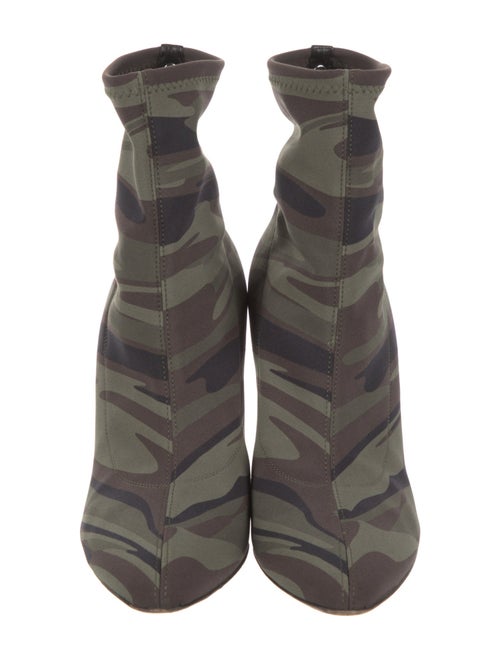 Giuseppe Zanotti Neoprene Camouflage Print Sock Boots