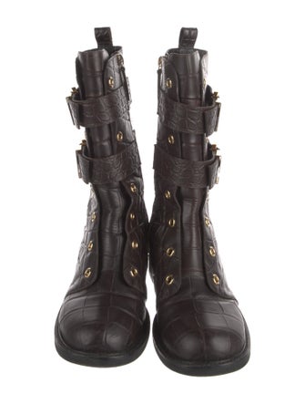 Giuseppe Zanotti Leather Combat Boots