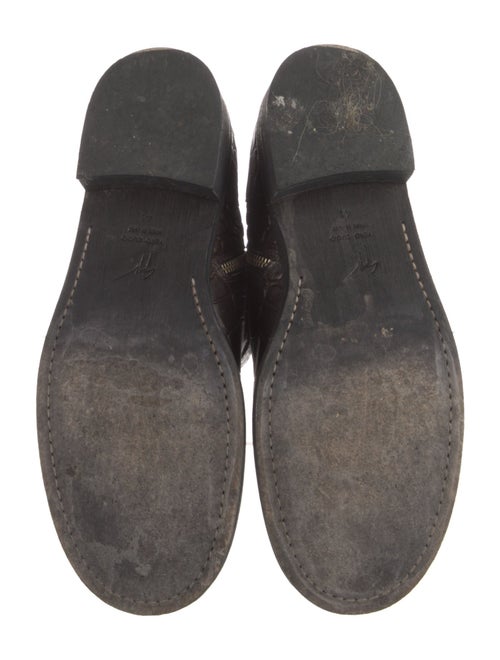 Giuseppe Zanotti Leather Combat Boots